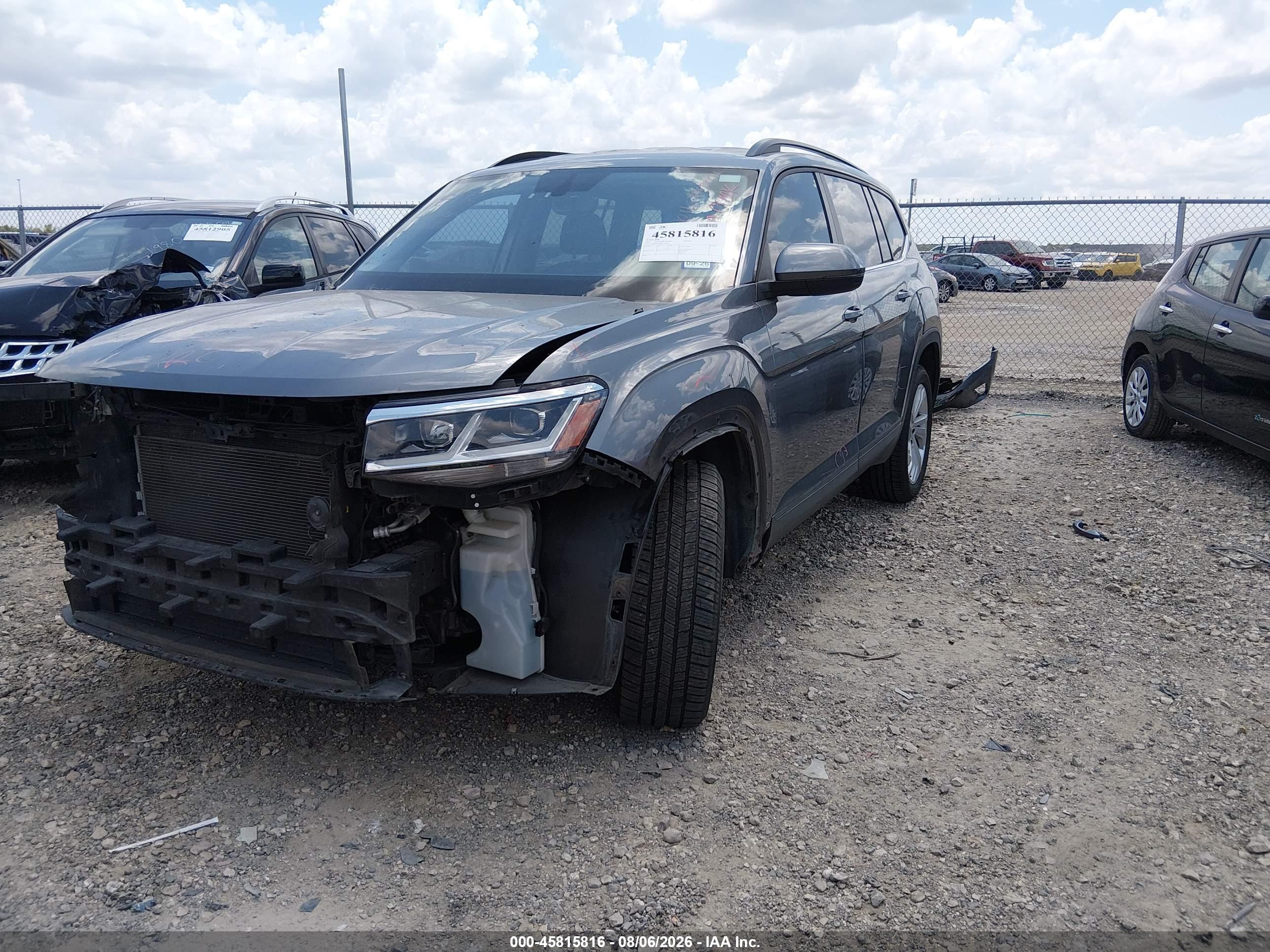 2021 VOLKSWAGEN ATLAS 3.6L V6 SE W/TECHNOLOGY — I2