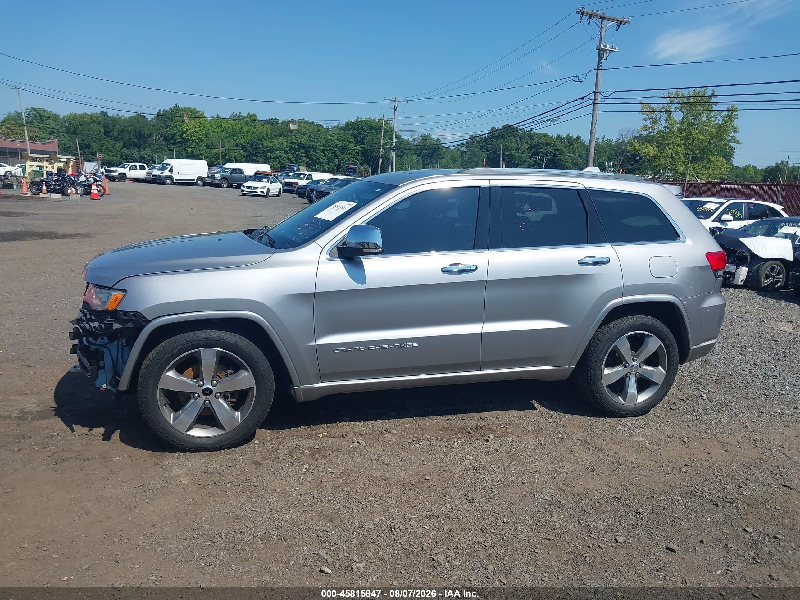 2016 JEEP GRAND CHEROKEE OVERLAND