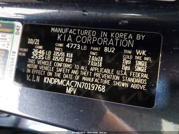 2022 KIA SPORTAGE LX