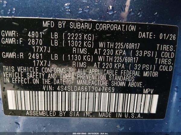 2026 SUBARU FORESTER Base Plus
