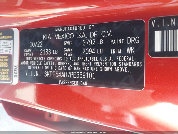 2023 KIA FORTE GT-LINE