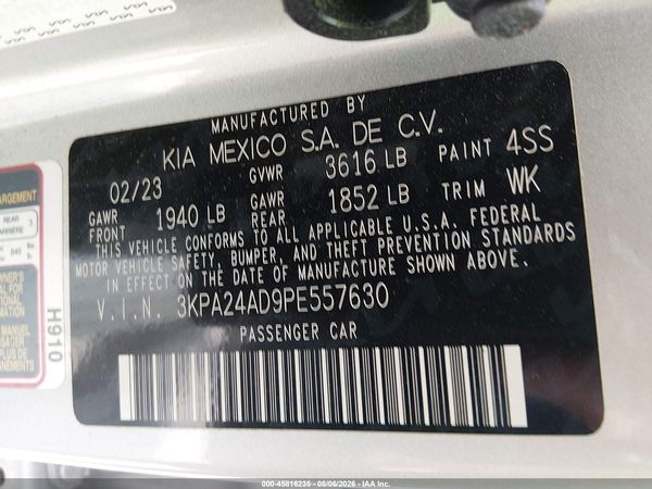 2023 KIA RIO S