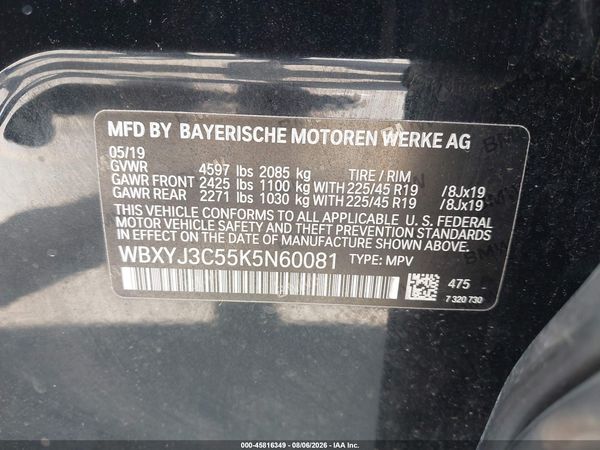 2019 BMW X2 SDRIVE28I
