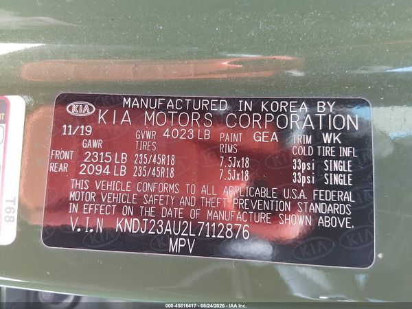 2020 KIA SOUL X-LINE