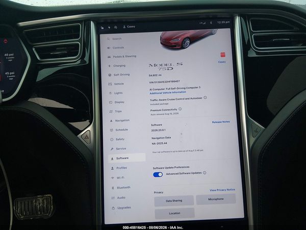 2017 TESLA MODEL S 100D/60D/75D/90D/P100D