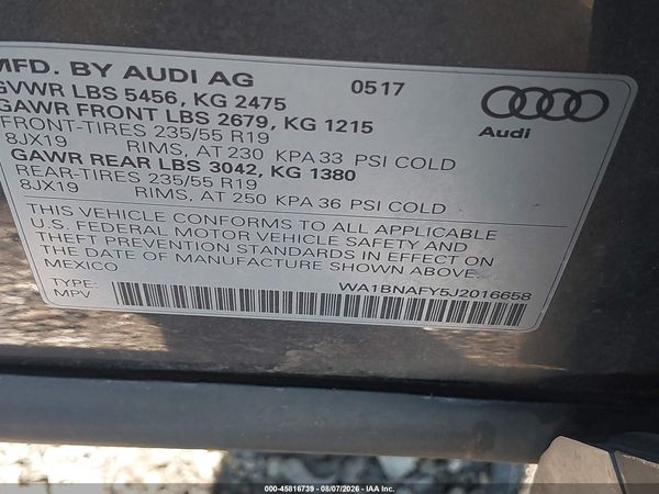 2018 AUDI Q5