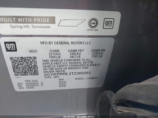 2026 CADILLAC LYRIQ PREMIUM LUXURY AWD