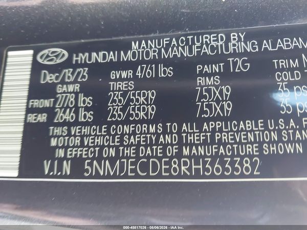 2024 HYUNDAI TUCSON LIMITED