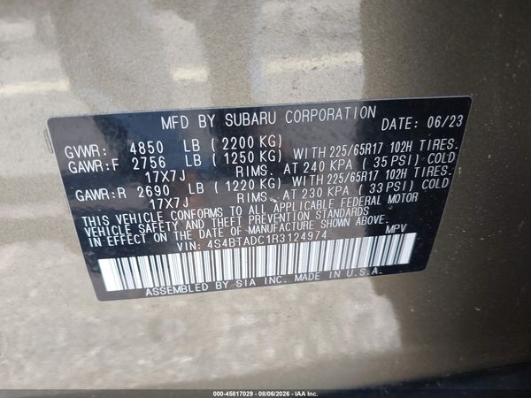 2024 SUBARU OUTBACK PREMIUM