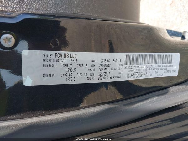 2019 DODGE GRAND CARAVAN GT — I9