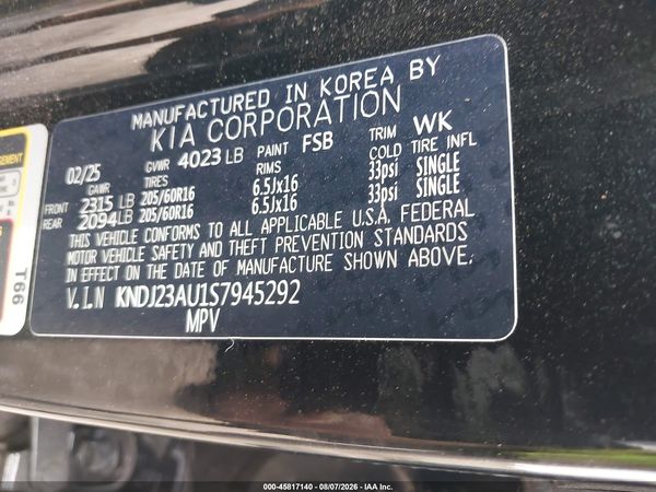 2025 KIA SOUL LX