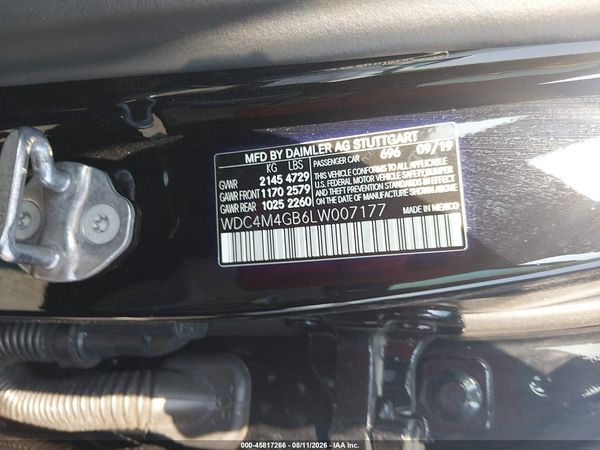 2020 MERCEDES-BENZ GLB 250 GLB250