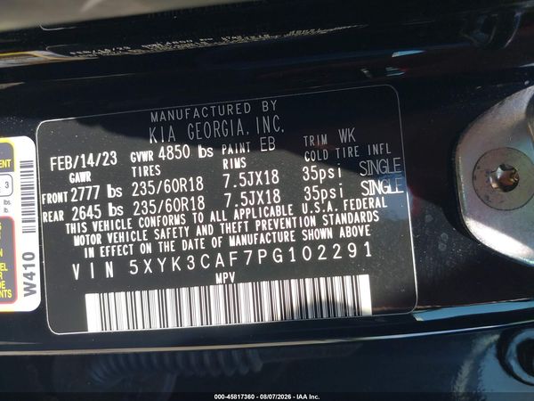2023 KIA SPORTAGE EX