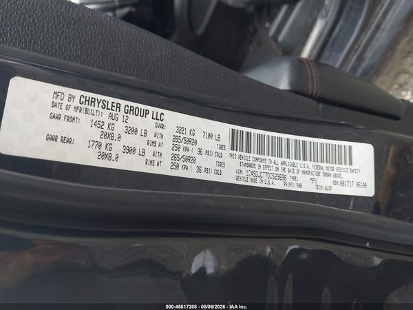 2013 DODGE DURANGO R/T
