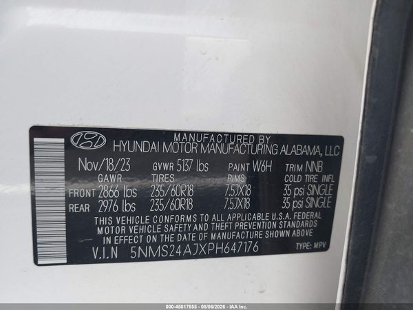 2023 HYUNDAI SANTA FE SEL