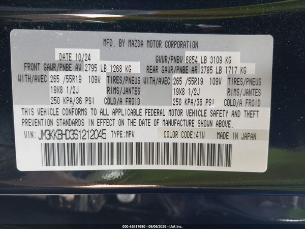 2025 MAZDA CX-90