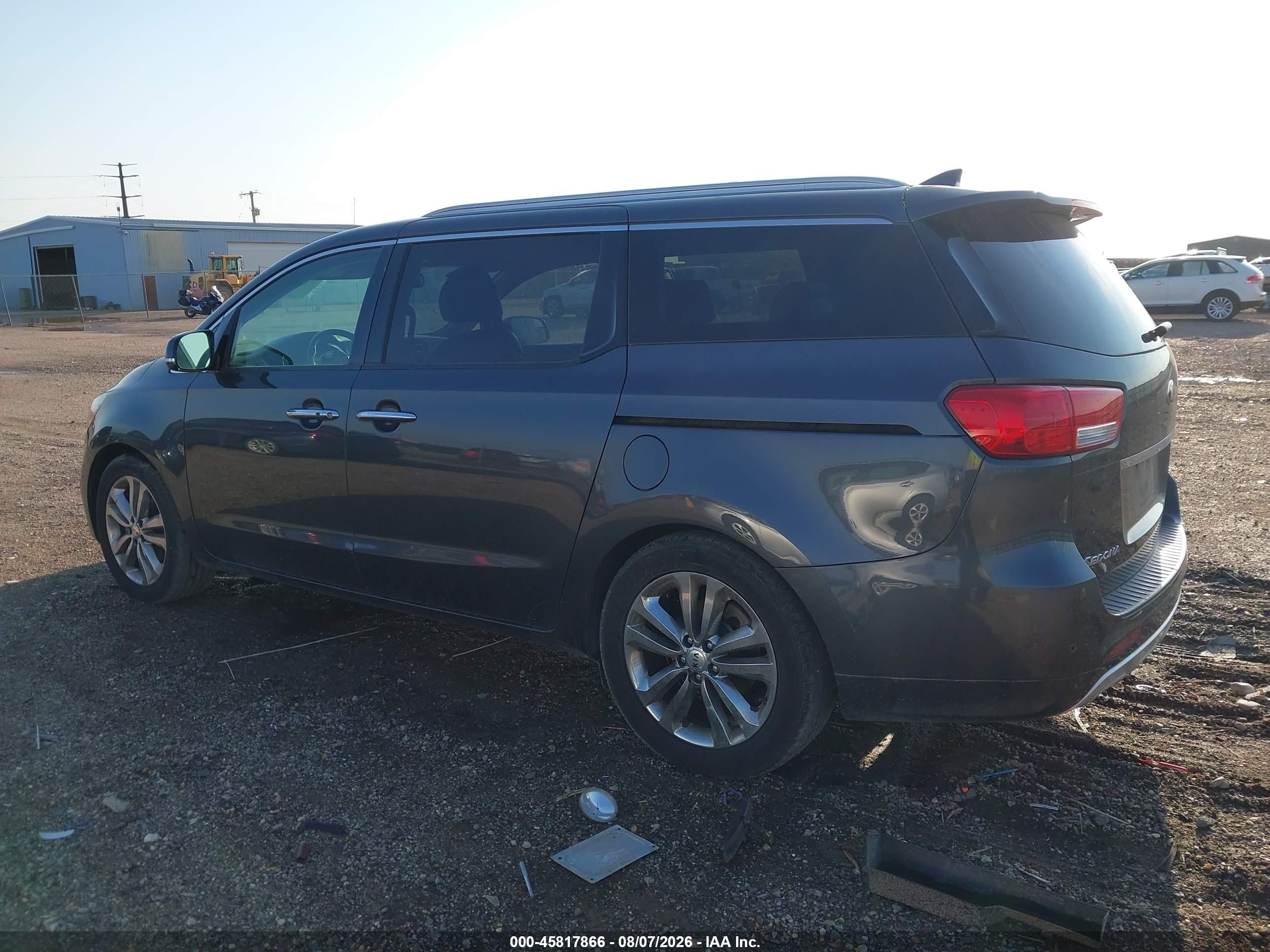 2016 KIA SEDONA SX LUXURY