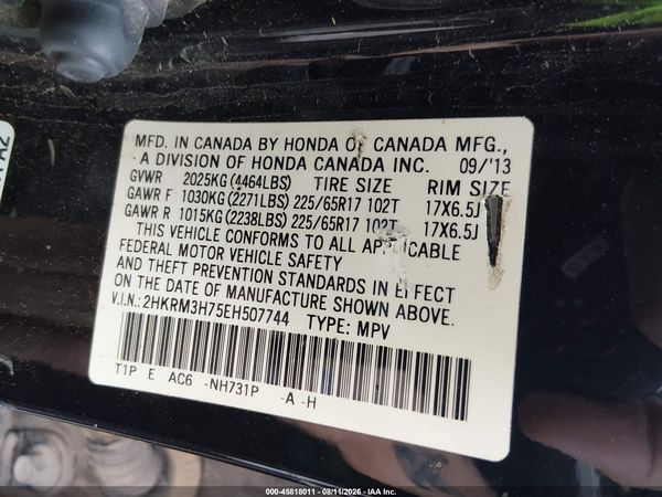 2014 HONDA CR-V EX-L