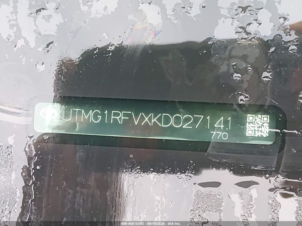 2019 TOYOTA RAV4 LE