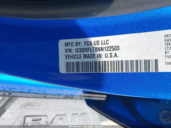 2022 RAM 1500 REBEL  4X4 5'7 BOX
