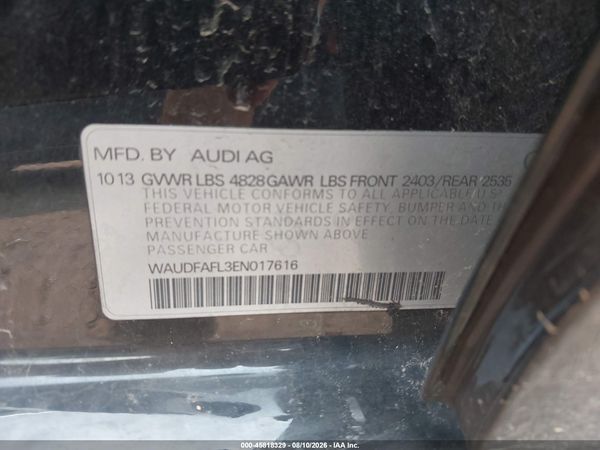 2014 AUDI A4 2.0T PREMIUM