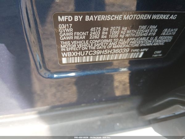 2017 BMW X1 SDRIVE28I