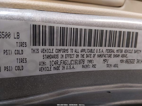 2018 JEEP GRAND CHEROKEE LAREDO E 4X4