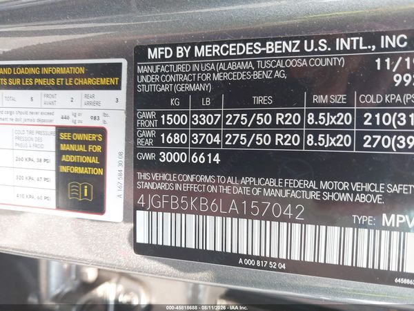 2020 MERCEDES-BENZ GLE 450 4MATIC