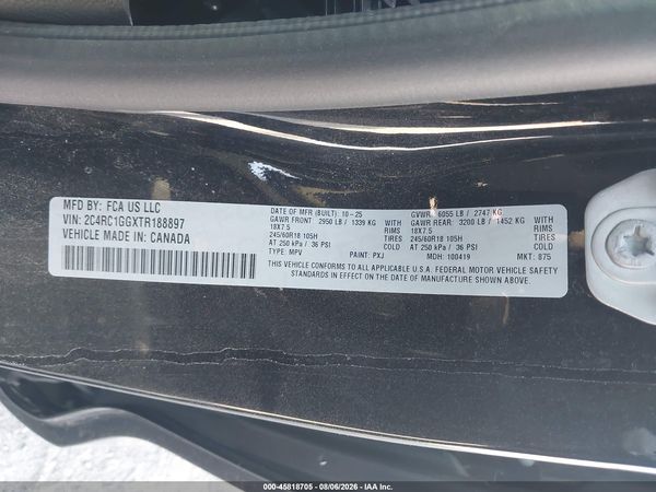2026 CHRYSLER PACIFICA LIMITED