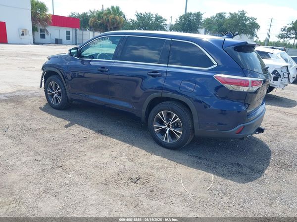 2016 TOYOTA HIGHLANDER XLE V6