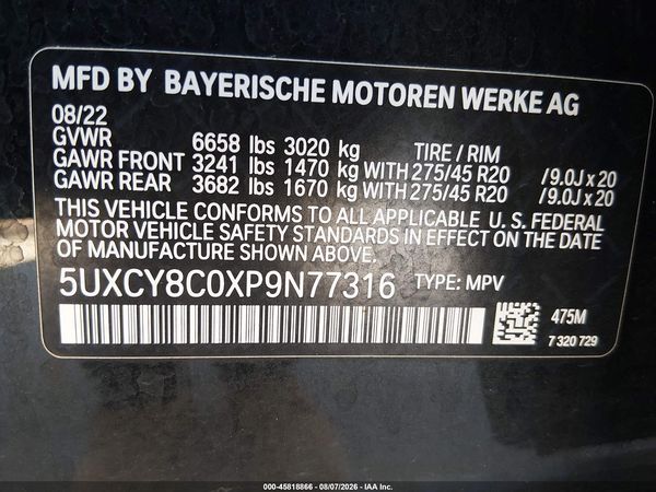 2023 BMW X6 M50I