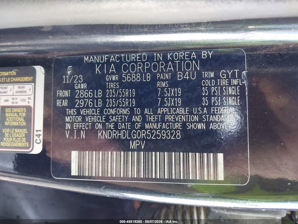 2024 KIA SORENTO HYBRID EX