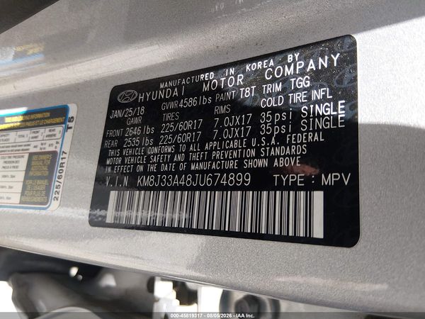 2018 HYUNDAI TUCSON SEL