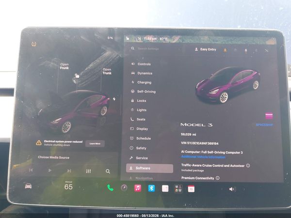 2022 TESLA MODEL 3 REAR-WHEEL DRIVE
