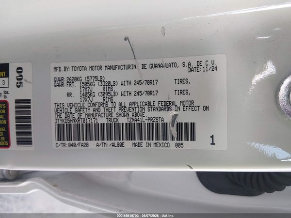 2024 TOYOTA TACOMA SR