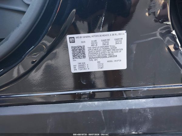 2025 CHEVROLET EQUINOX AWD LT — I9