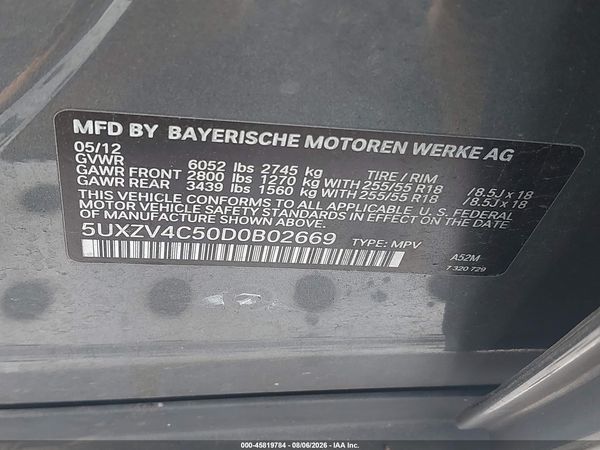 2013 BMW X5