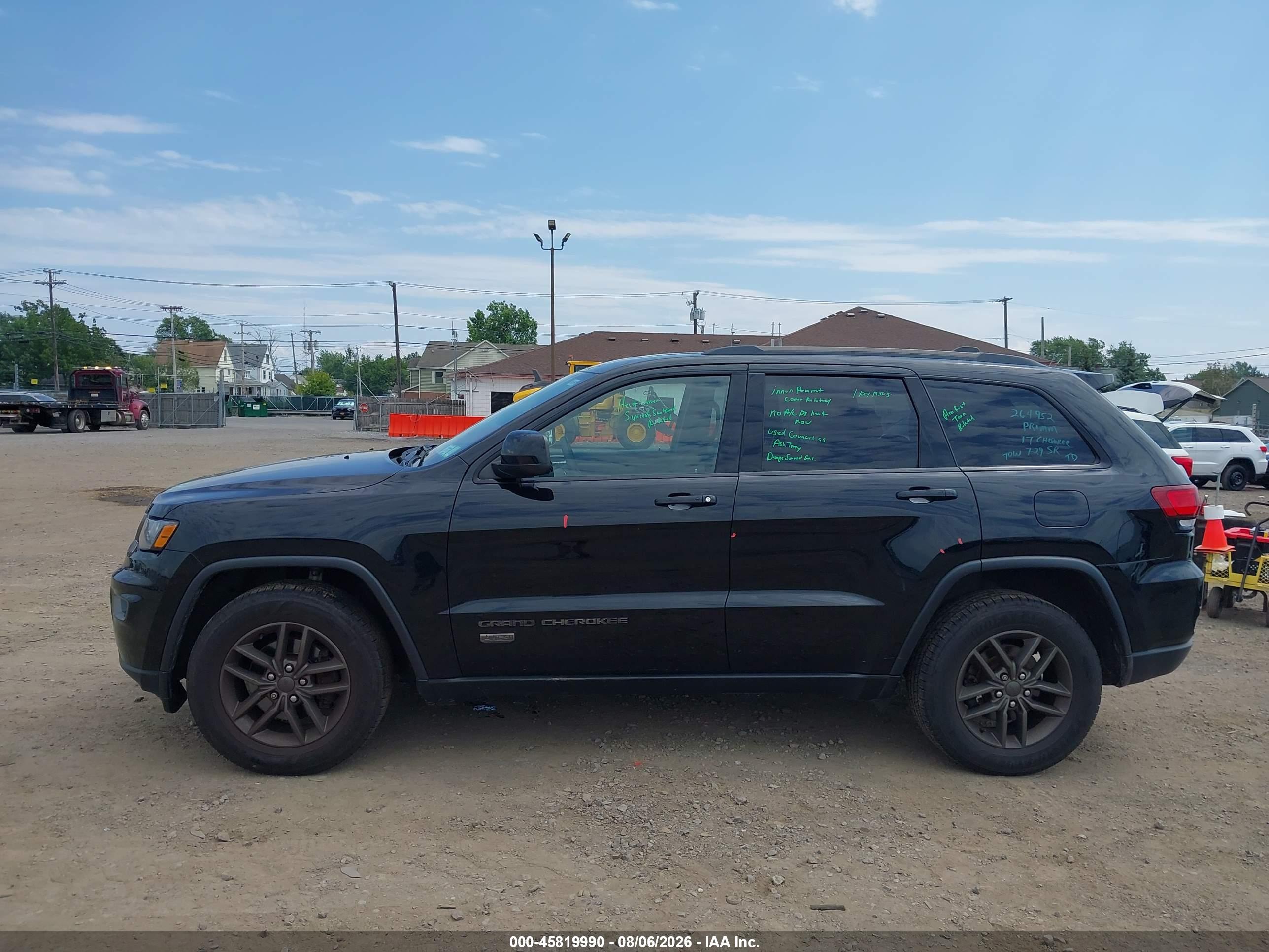 2017 JEEP GRAND CHEROKEE 75TH ANNIVERSARY EDITION