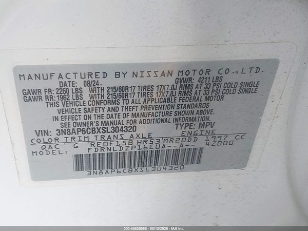 2025 NISSAN KICKS SV INTELLIGENT AWD