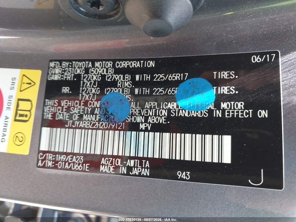 2017 LEXUS NX 200T 200t Luxury