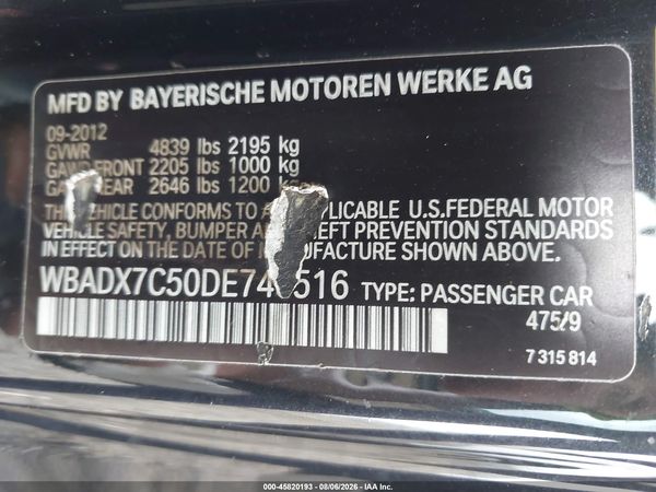 2013 BMW 335I