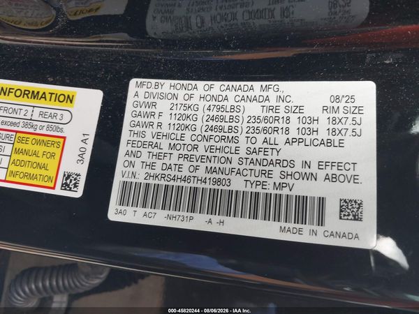 2026 HONDA CR-V EX AWD