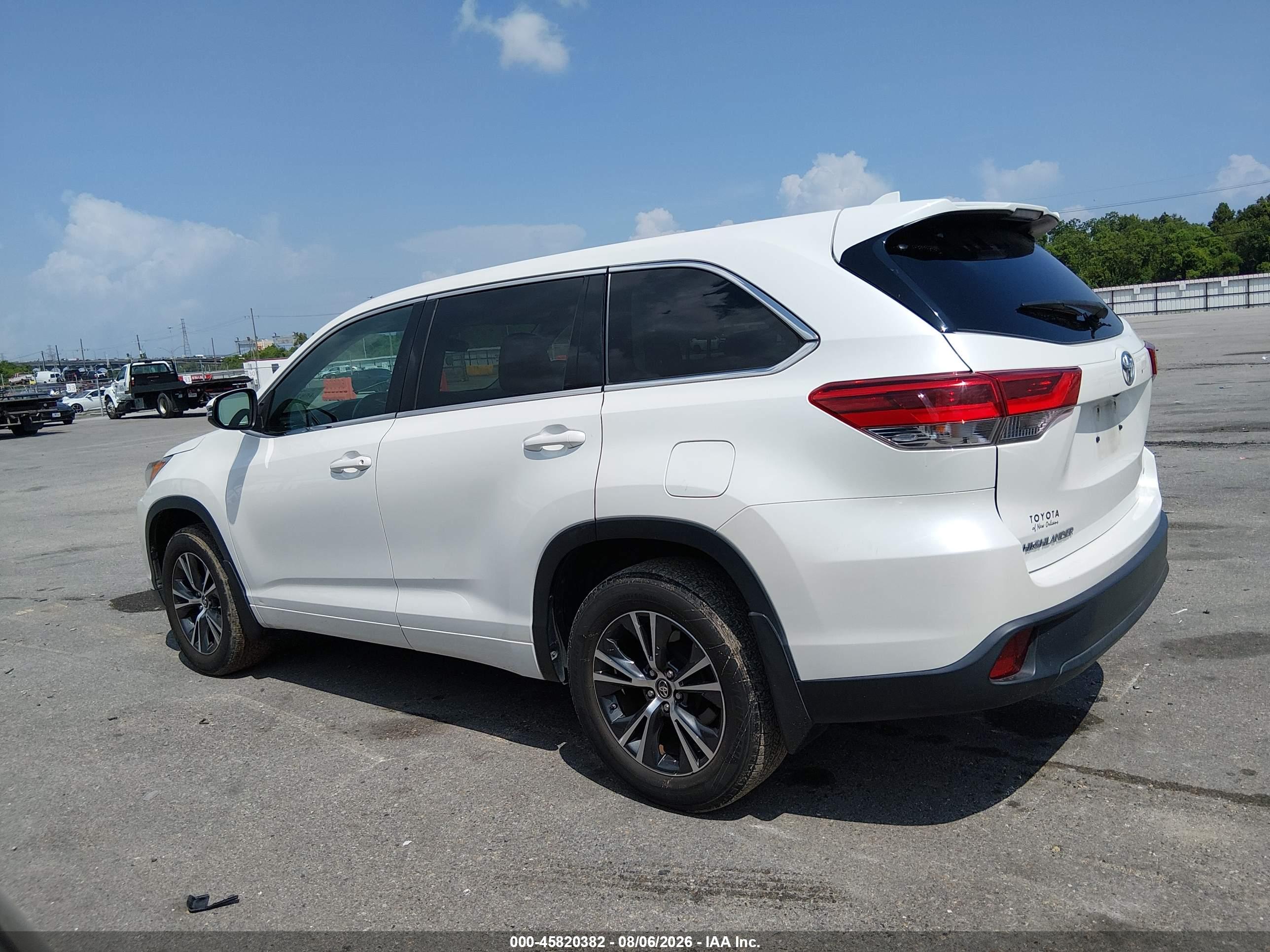 2017 TOYOTA HIGHLANDER LE PLUS