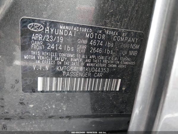 2019 GENESIS G70 2.0T ADVANCED