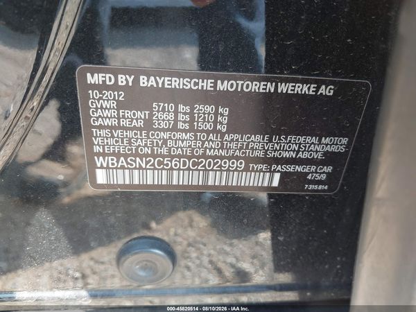 2013 BMW 535I GRAN TURISMO GT