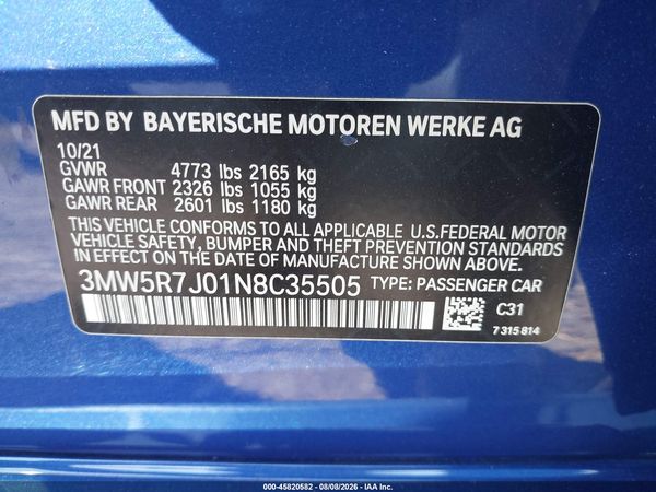 2022 BMW 330I XDRIVE