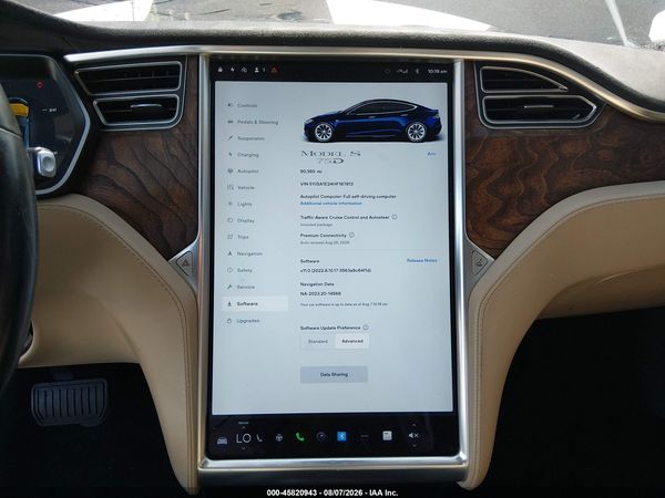 2017 TESLA MODEL S 100D/60D/75D/90D/P100D — I7
