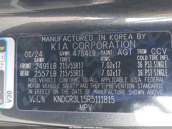 2024 KIA NIRO EV WIND