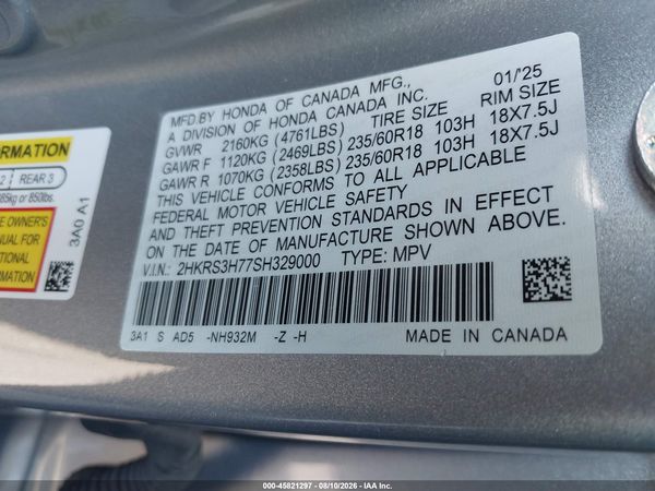 2025 HONDA CR-V EX-L 2WD