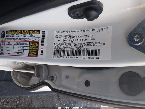 2022 TOYOTA TACOMA SR5 V6 — I9